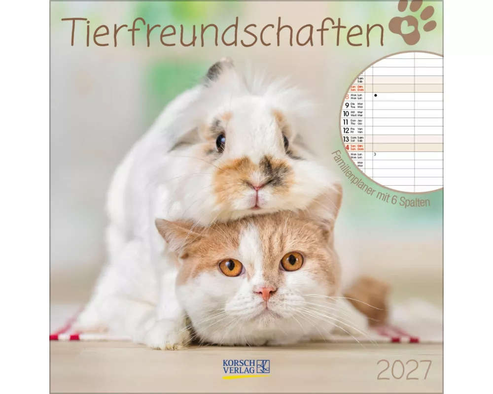 Tierfreundschaften - Familientimer 2027