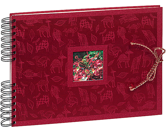 EXACOMPTA Album Krea 32x22cm 16032E rot 50 Seiten