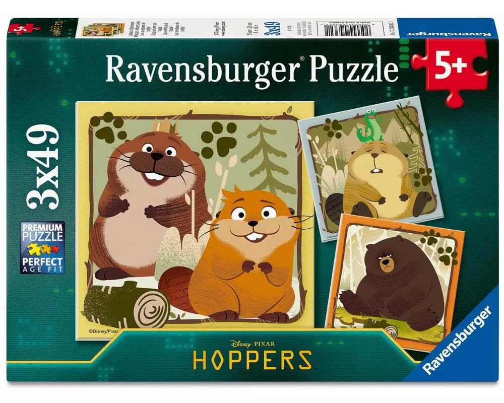 Kinderpuzzle 3x49 Teile - Mabels Abenteuer