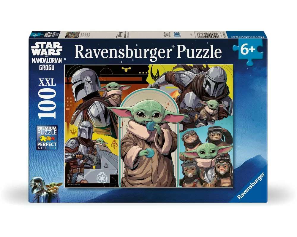 Kinderpuzzle 100 XXL Teile - Star Wars The Mandalorian - The Mandalorian & Grogu