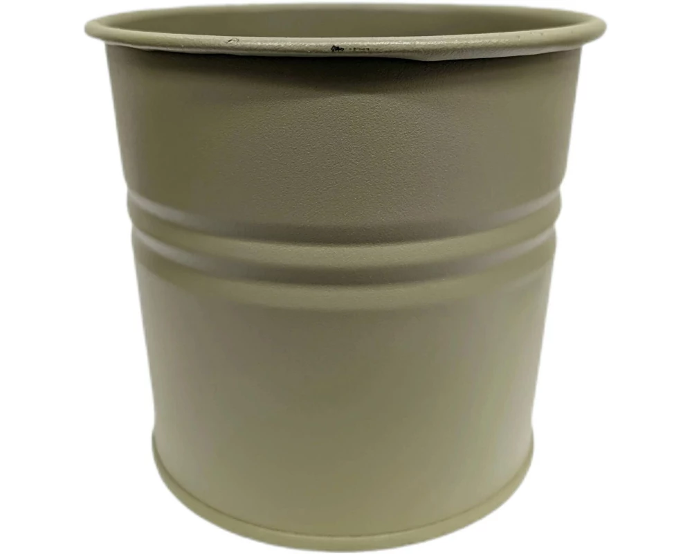 CHALET Blumentopf Paris M 13 x 13 x 10.5 cm, Moosgrün