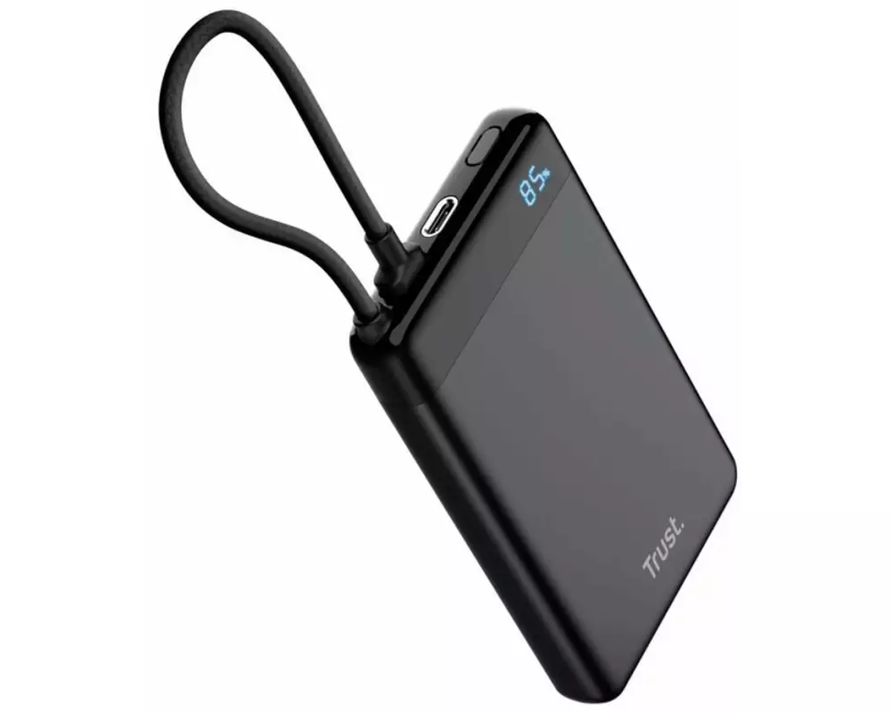 Trust Fiera 10000 mAh 2x USB-C Schwarz