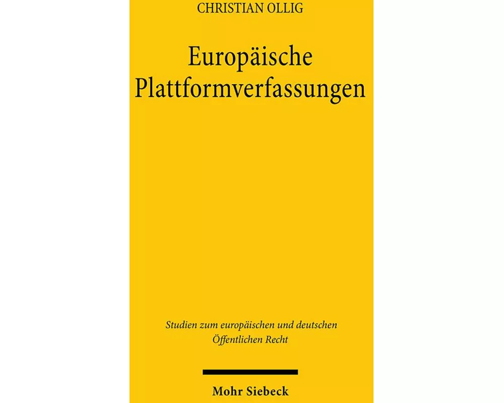 Europäische Plattformverfassungen