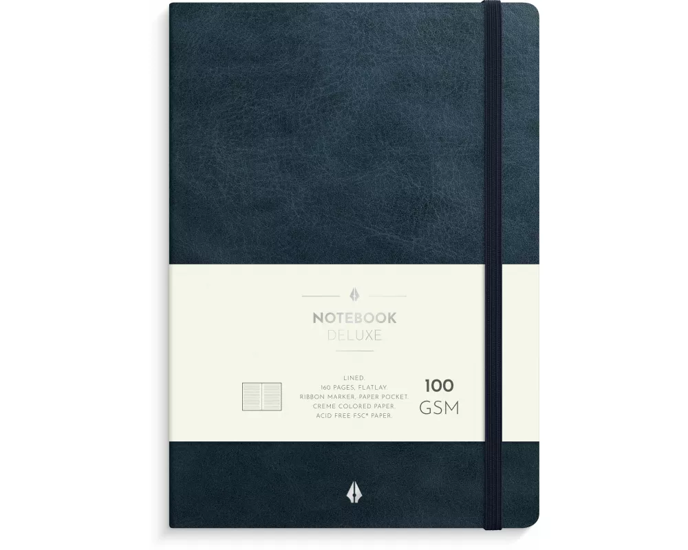 Burde Notizbuch Deluxe A5 blau