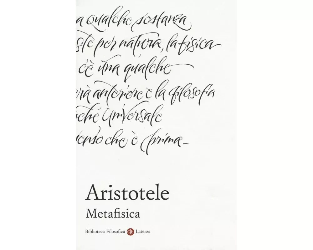 Metafisica. Testo greco a fronte