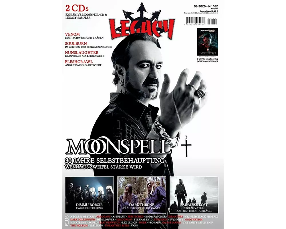 LEGACY MAGAZIN: THE VOICE FROM THE DARKSIDE. Ausgabe #162 (3/2026)