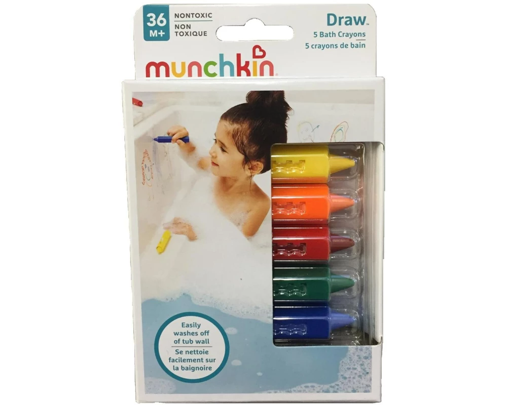 Munchkin Badewannenstifte 5 Stück, Mehrfarbig