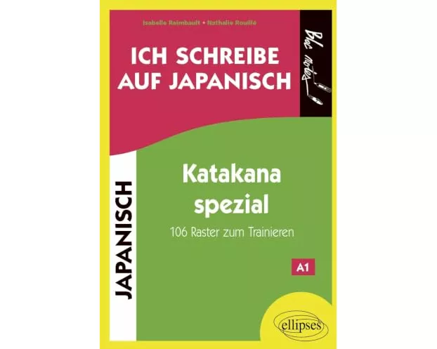 Ich schreibe auf Japanisch .... Die Katakana-Zeichen