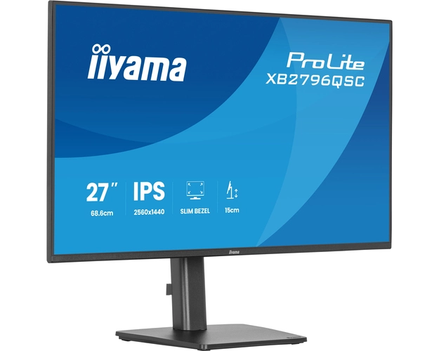 iiyama ProLite XB2796QSC-B1 PC Flachbildschirm 68,6 cm (27") 2560 x 1440 Pixel Quad HD LED Schwarz