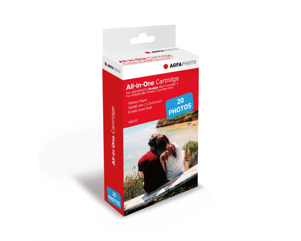 AGFAPHOTO Cartridge AMC-20, 20 Fotos, Für AMP23, P210-C210 und Mini Shot