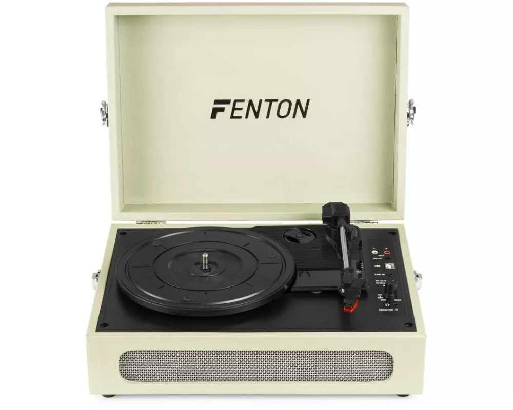 Fenton Plattenspieler mit Bluetooth RP118X Grün
