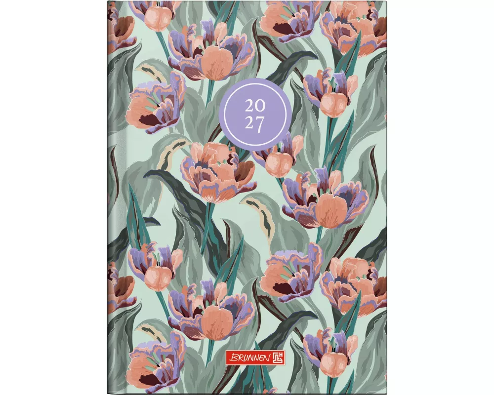 BRUNNEN 1079615017 Buchkalender Mod. 796 2027 "Botanical" A5, Papier