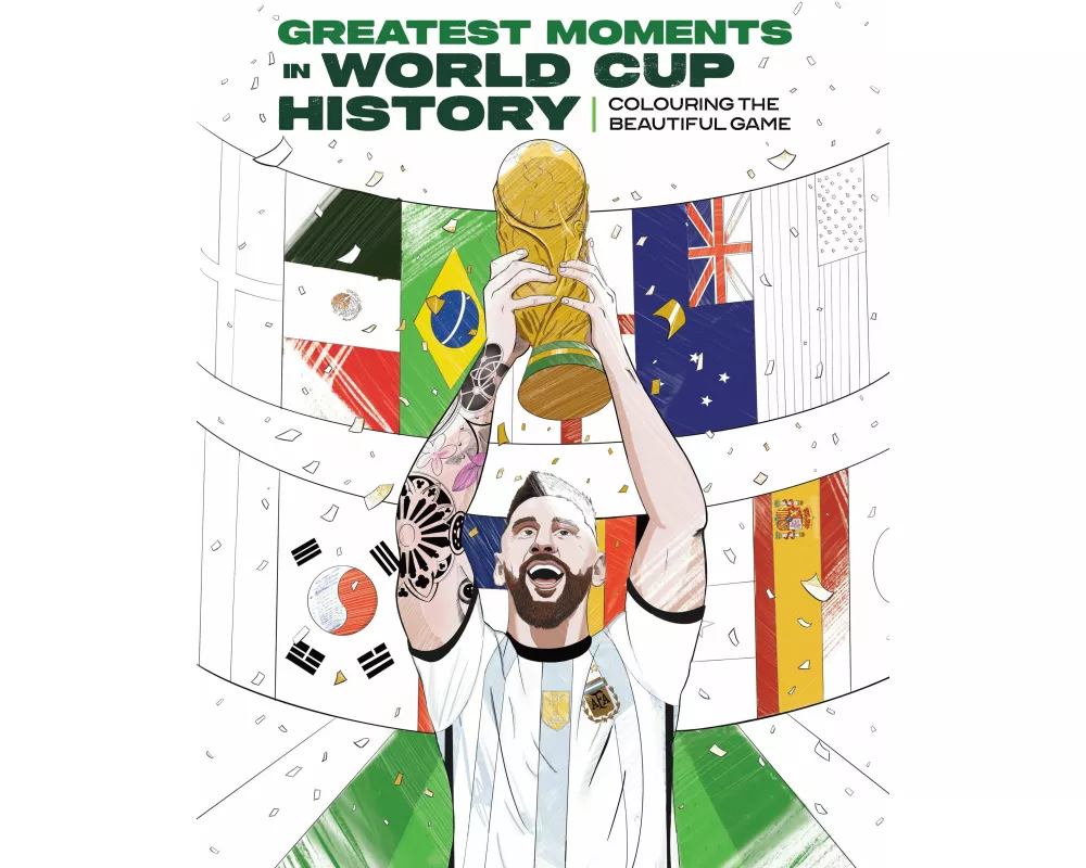 Greatest Moments in World Cup History: Colouring The Beautiful Game [UK Edition]