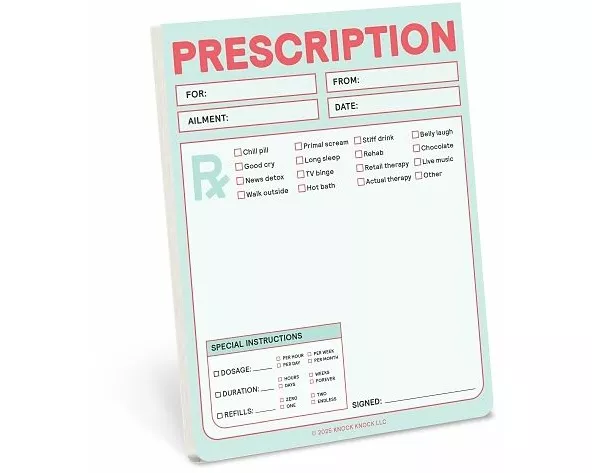 Knock Knock Prescription Nifty Note (Pastel Version)
