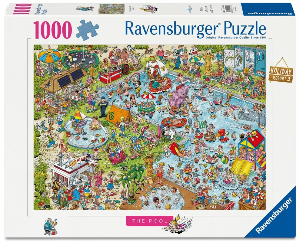 Erwachsenenpuzzle 1000 Teile - Ray Nicholson - Der Pool