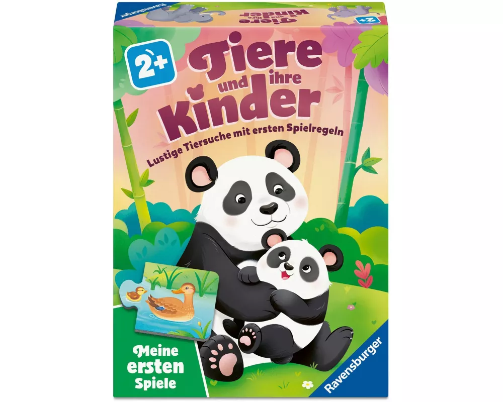 Tiere und ihre Kinder - Kinderspiel ab 2 Jahre