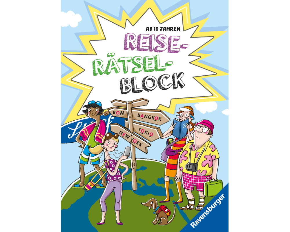 Reise-Rätselblock ab 10 Jahren