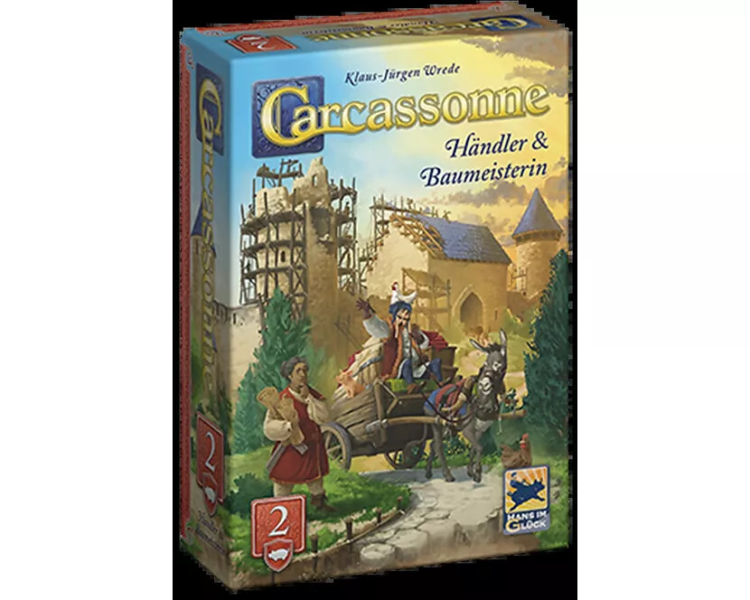 Carcassonne - Händler & Baumeisterin