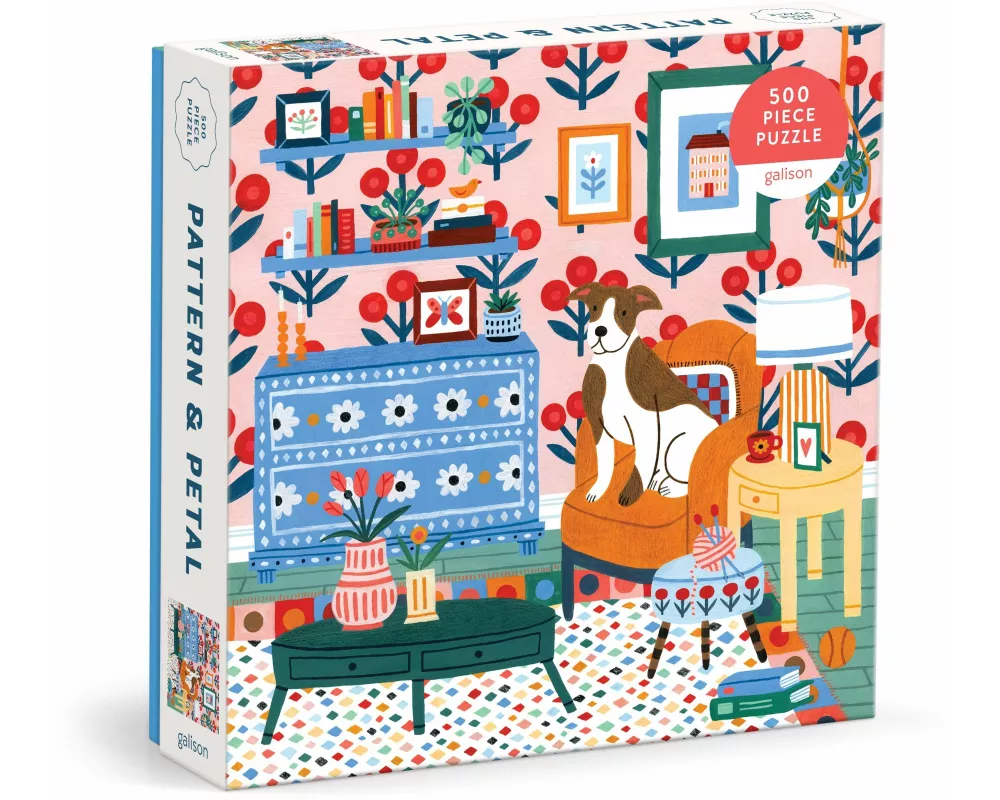 Pattern & Petal 500 Piece Puzzle