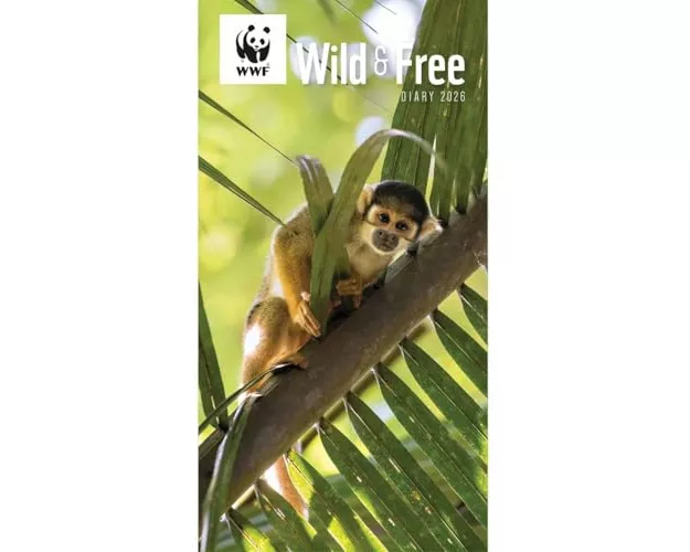 WWF Wild & Free Deluxe Slim Diary 2026