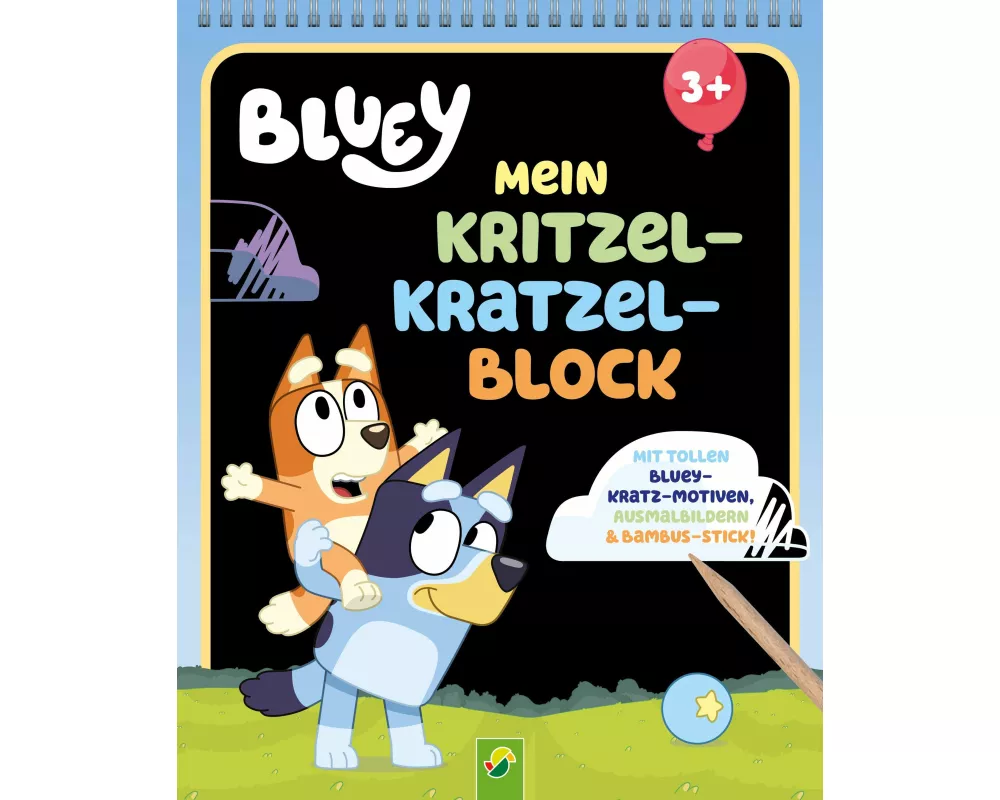 Bluey Mein Kritzel-Kratzel-Block