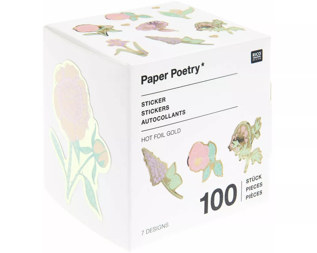 Sticker The Sky is the Limit, Blumen FSC MIX, 100 Stk/Rolle