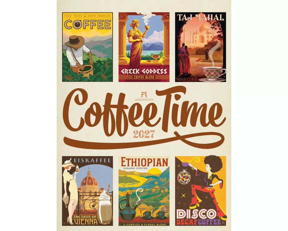 Coffee Time Kaffee-Plakate-Kalender 2027