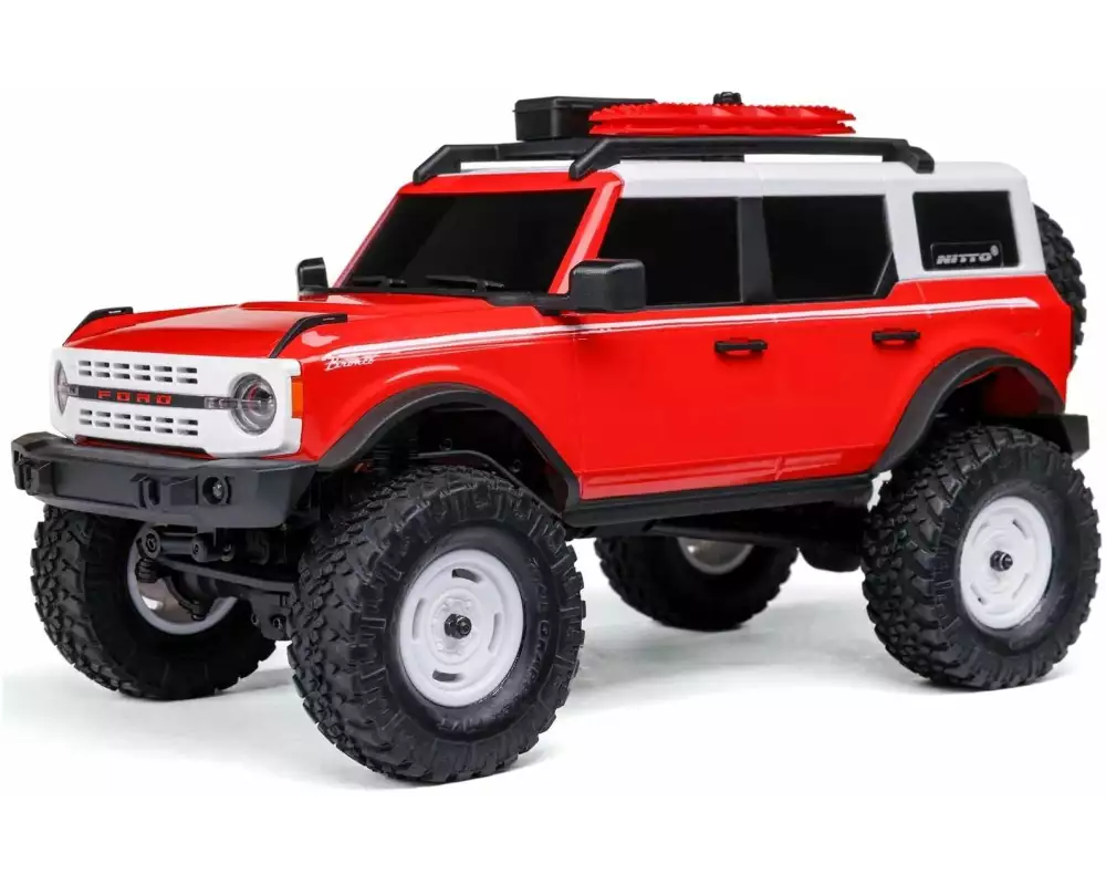 Axial Rock Crawler SCX24 Ford Bronco, Rot RTR, 1:24
