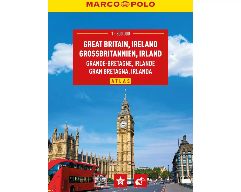 MARCO POLO Reiseatlas Großbritannien, Irland 1:300.000