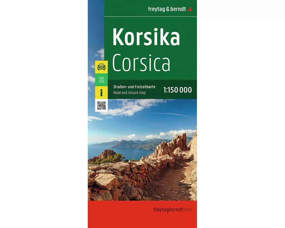 freytag & berndt Straßenkarte Korsika 1:150.000