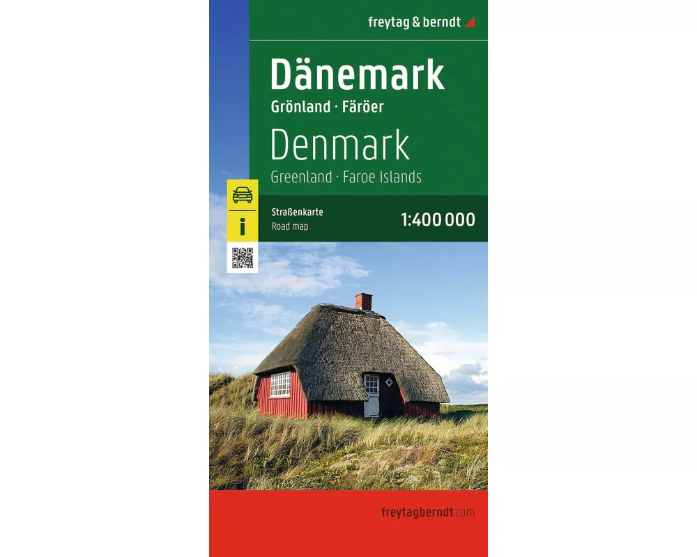 freytag & berndt Straßenkarte Dänemark, Grönland - Färöer 1:400.000