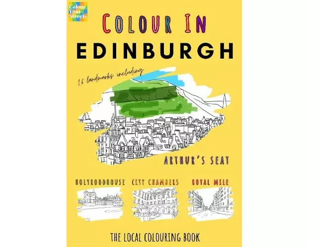 Edinburgh Colouring Book (A4)