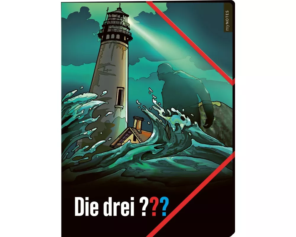 myNOTES Papeterie: Sammelmappe Die drei ??? – Phantom aus dem Meer