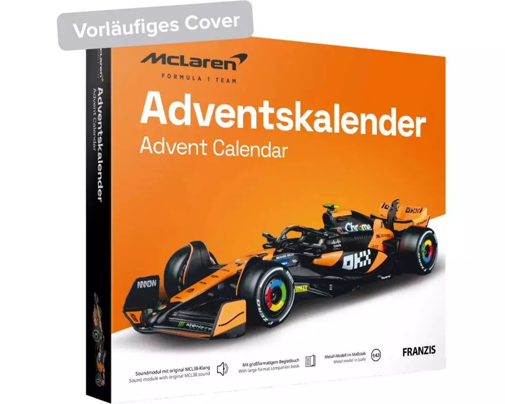 Franzis McLaren Formula 1 Team Adventskalender