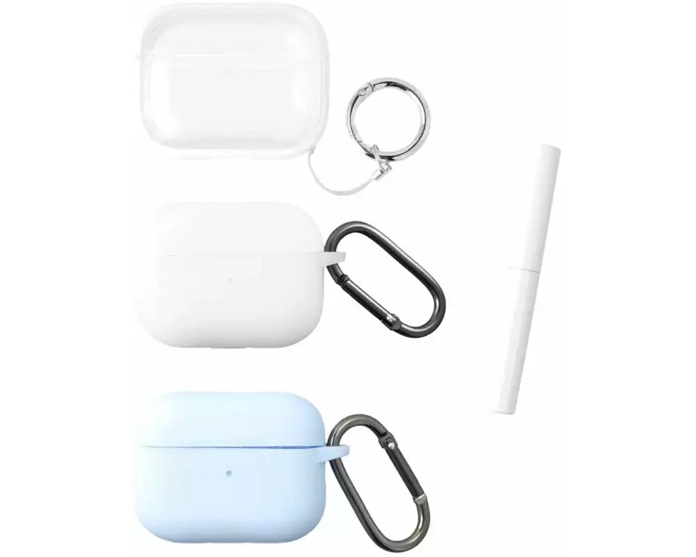 4smarts Transportcase Set Omega, 3 Stück Hellblau