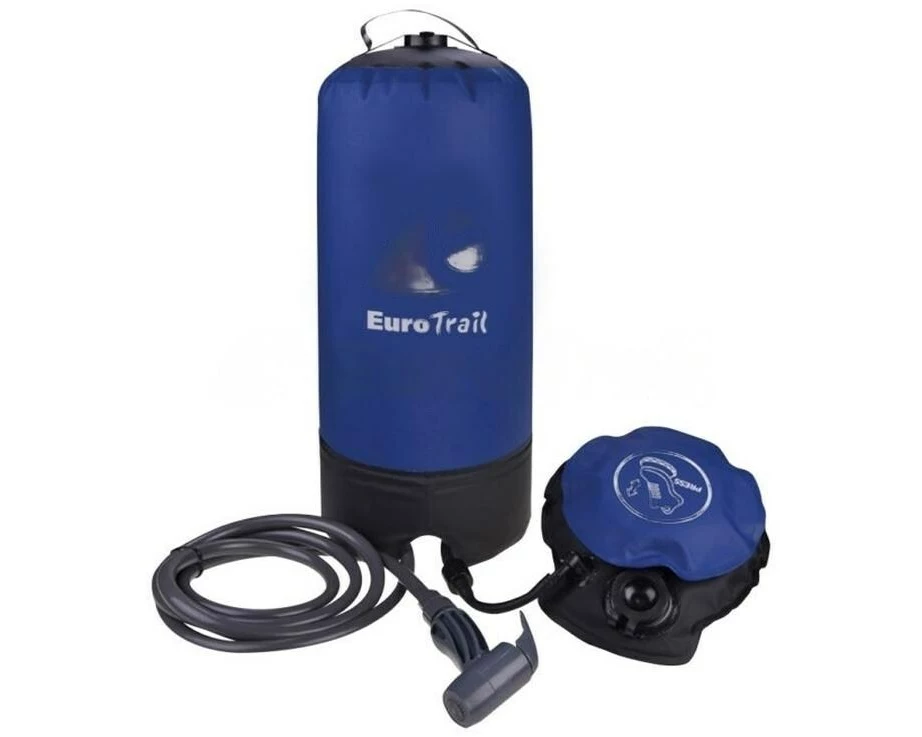 Eurotrail Outdoor Dusche Druckdusche mit Fusspumpe
