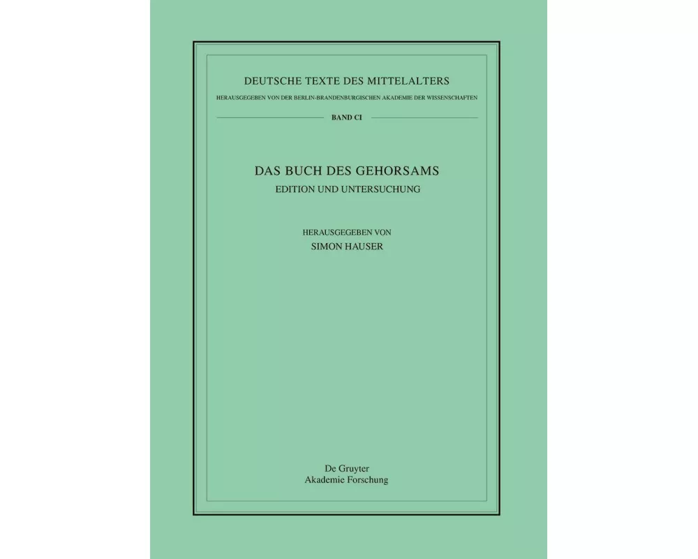 Das Buch des Gehorsams