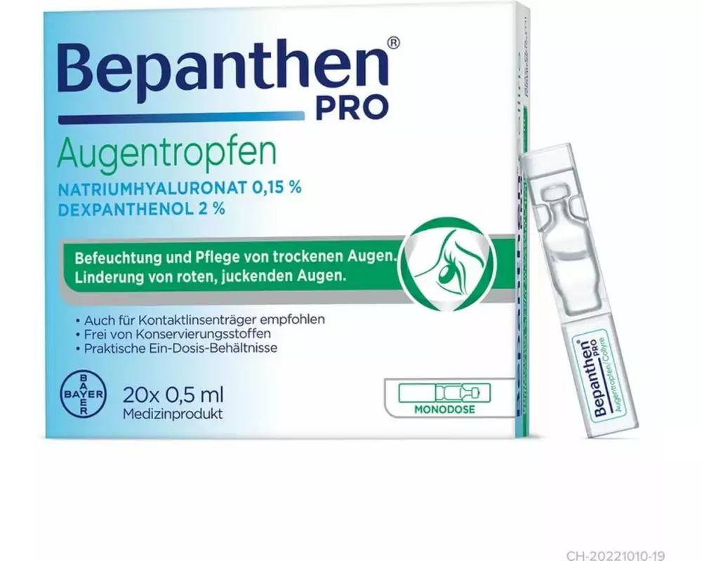 Bepanthen Augentropfen 20 x 0.5 ml Monodosen