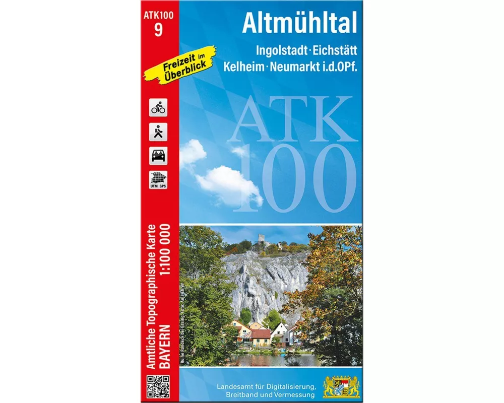 ATK100-9 Altmühltal (Amtliche Topographische Karte 1:100000)