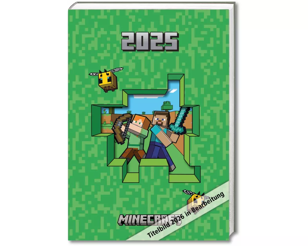 Minecraft - A5-Tischkalender 2026