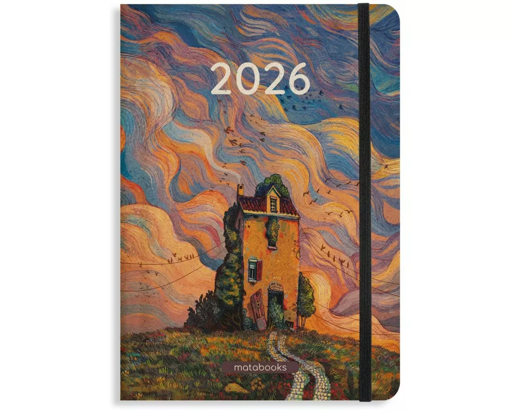 matabooks - A5 Kalender Samaya 2026 Farbe: Sunset (DE/EN)