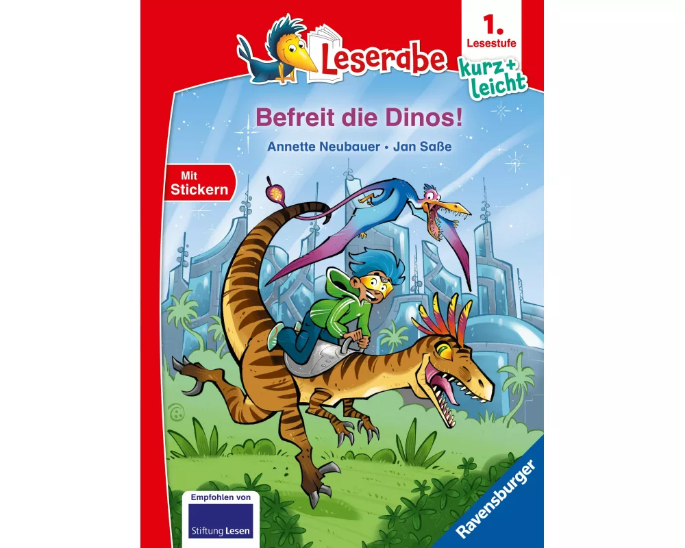 Leserabe 1. Lesestufe Kurz und leicht - Befreit die Dinos!