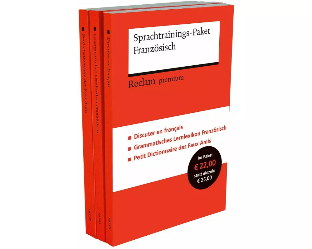 Sprachtrainings-Paket Französisch