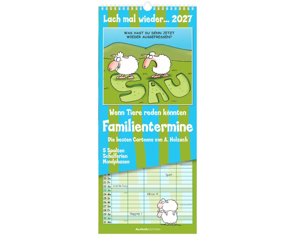 Lach mal wieder... Familienplaner 2027