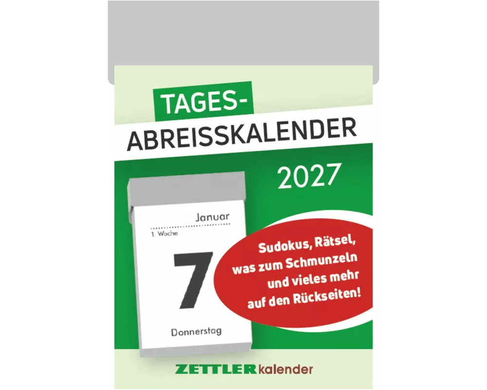 Tagesabreißkalender S 2027