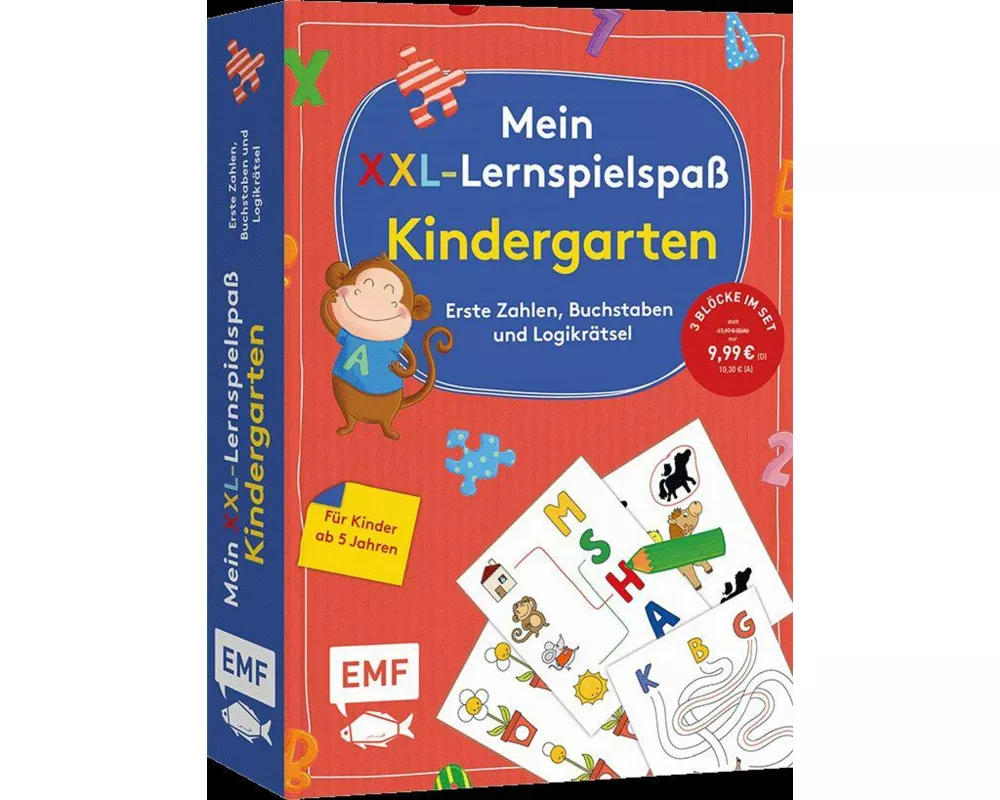 Mein XXL-Lernspielspaß: Kindergarten