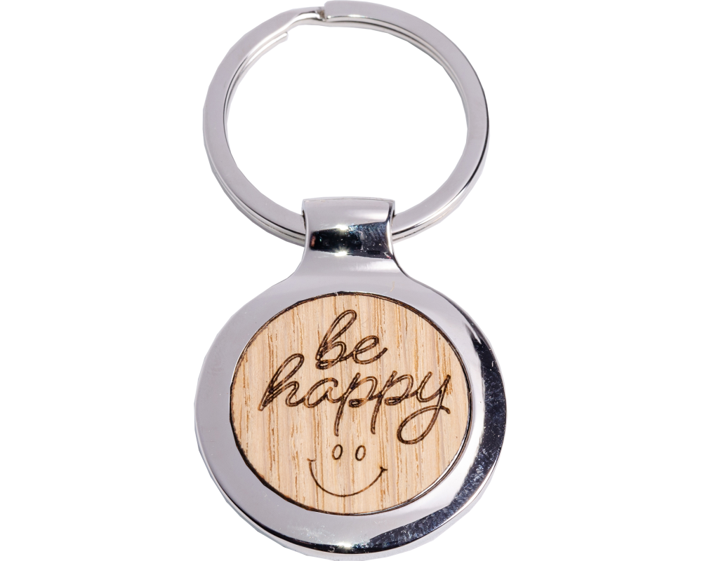 ROOST Schlüsselanhänger Be happy SA308