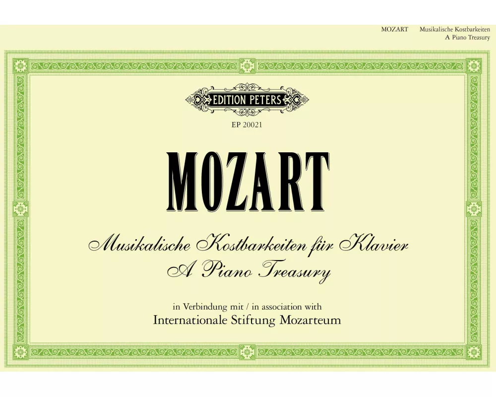 Musikalische Kostbarkeiten für Klavier