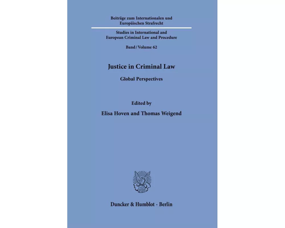 Justice in Criminal Law