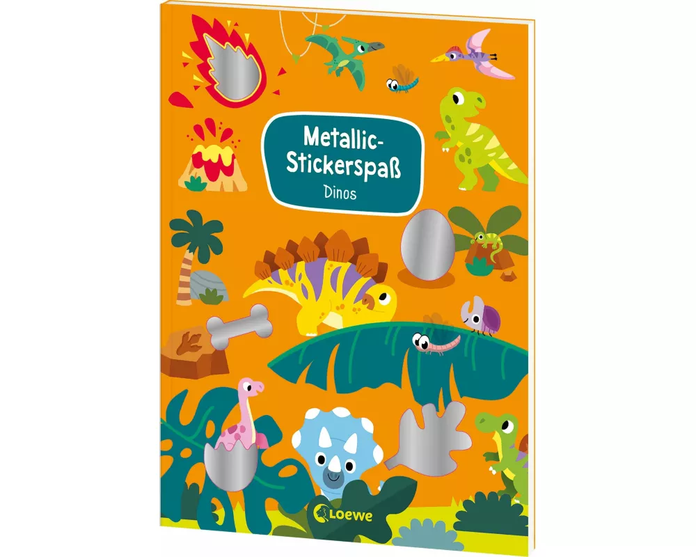 Metallic-Stickerspaß - Dinos